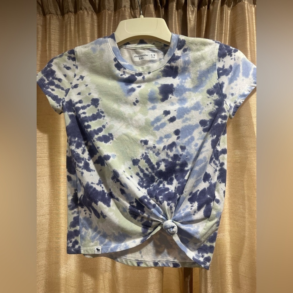 2 PC Abercrombie Kids Bundle SET Kids/Girls Short Sleeve T-Shirts 9/10 11/12